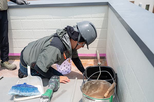 多様な建物に対応できる柔軟な施工技術