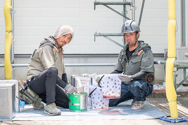 自社職人による責任施工
