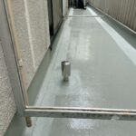 熊本市にて防水工事・雨漏り修理〈陸屋根のウレタン防水工事〉 施工後